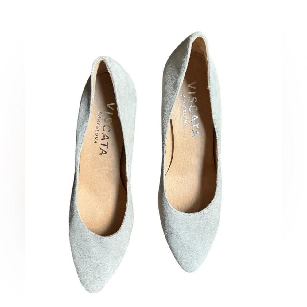 Viscata Barcelona Grey Espadrilles Made In Spain